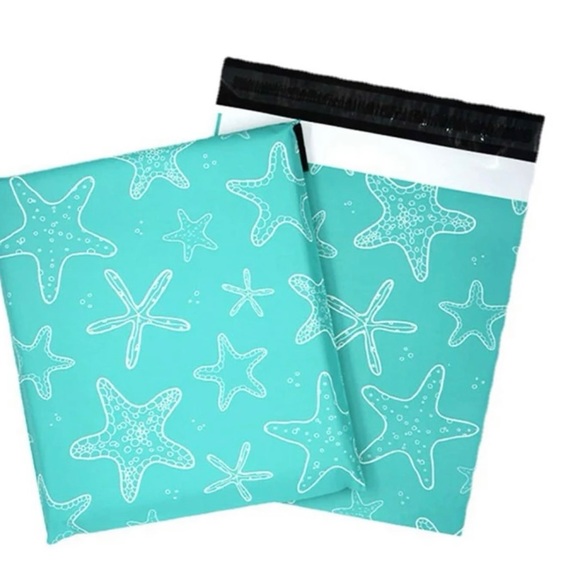 Starfish 🏝️ Seller Kit w/10 Poly mailers, 120 ThankYou stickers - Picture 2 of 5